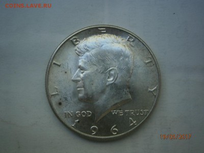 HALF DOLLAR 1964u - P5190328.JPG