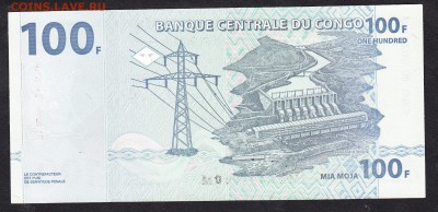 Конго 2000   100франков   пресс - 70а