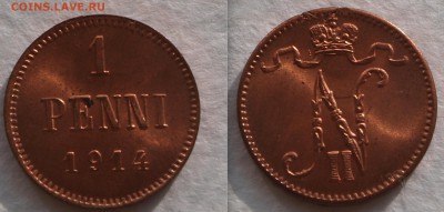 1 пенни 1914 г., UNC До 24.05.2017 22.00 по МСК - 1p-1914