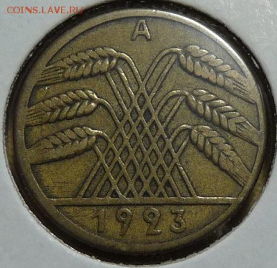 10 рентенпфен. 1923 А, Веймар. республика, до 22.00 25.05. - P1170490.JPG