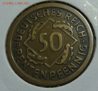 50 рентенпфен. 1923 D, Веймар. республика, до 22.00 25.05. - P1170508.JPG