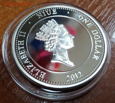 1 доллар Острова Ниуэ 2012г. пехота до 25.05 - 20170520_124241