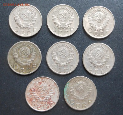 10 копеек 1946-57 г. -  8 шт.  -   до 25.05.17 г. - DSCN7450.JPG