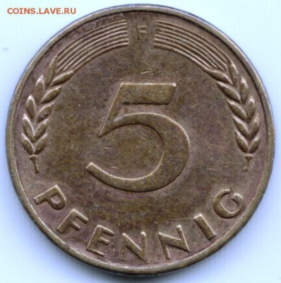 Германия 5 пфеннигов 1950 F до 24.00 26.05.17 г. - Scan-170518-0041
