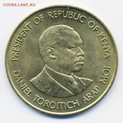 Кения 10 центов 1991 - реверс. - Кения_10центов-1991_Р