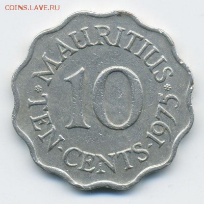 Маврикий 10 центов 1975 - реверс. - Маврикий_1975-10центов_Р