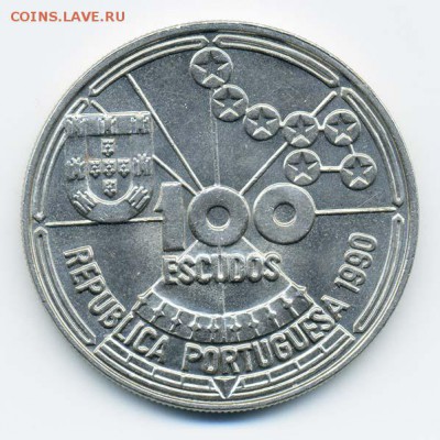 Португалия 100 эскудо 