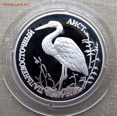1 рубль 1995 года. Дальневосточный аист. Ag. До 24.05.17 - IMG_8343.JPG