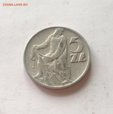 5 злотых Польша , 1959г. , до 27.05.17г. - 5 злотых