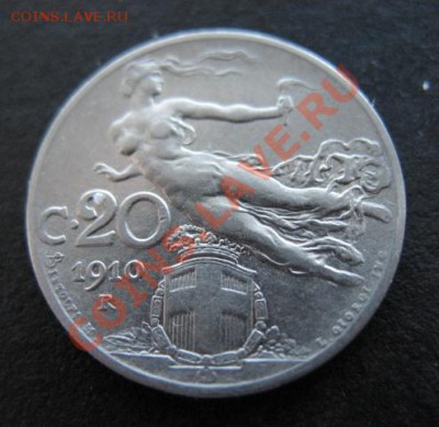 1910 г, Италия, 20 с, до 22.02 в 21-00 мск - 1910 20 итал