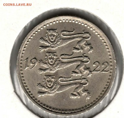 Эстония. 3 марки 1922. С 1000. До 24.05 - 26