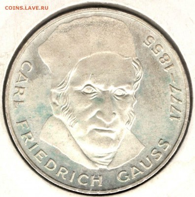 ФРГ. 5 марок 1977 J. Гаусс. С 200. До 24.05 - 41