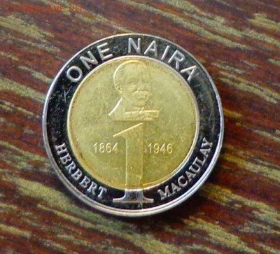 НИГЕРИЯ - 1 наира ГЕРБЕРТ МАКОЛИ БИМ до 28.05, 22.00 - Нигерия 1 наира БИМ_1