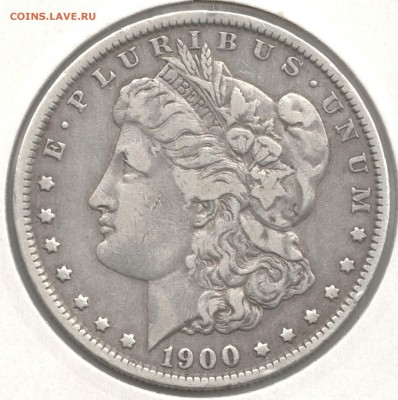 США. 1 доллар 1900 O. Морган. С 1000. До 24.05 - 54