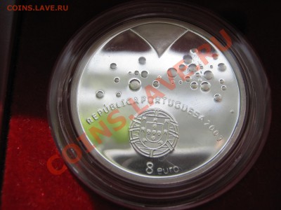 Португалия 8 евро 2003 г. PROOF.Серебро. - Изображение 8017