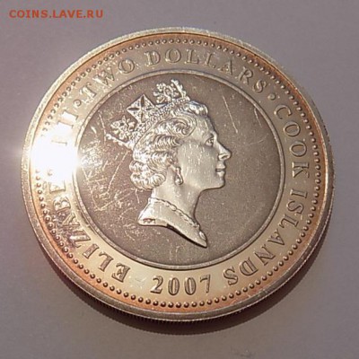 2 доллара 2007 года, серебро, Острова Кука, Шерлок Холмс. - Шерлок-2.JPG