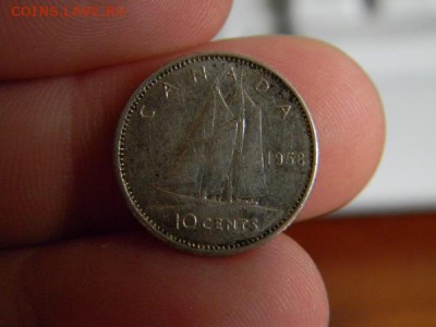 10 центов канада 1958 - DSCN0207.JPG