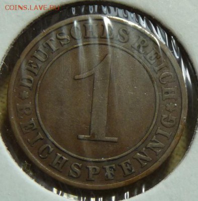 Германия, 1 рейхспфенниг 1924 А, до 22.00 29.05. - P1170530.JPG