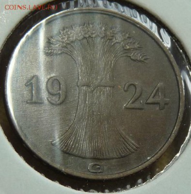 Германия, 1 рейхспфенниг 1924 G, до 22.00 29.05. - P1170534.JPG