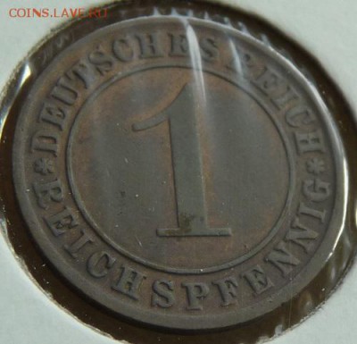 Германия, 1 рейхспфенниг 1924 J, до 22.00 29.04. - P1170537.JPG