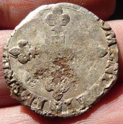 Двойной су 1587 год. Генрих III (1574-1589) Франция - M4RsoQW