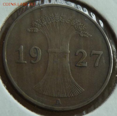 Германия, 1 рейхспфенниг 1927 А, до 22.00 29.05. - P1170544.JPG
