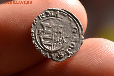 Денарий. Матвей II Король Венгрии 1608 — 1618 - CSC_0015.JPG