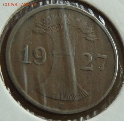 Германия, 1 рейхспфенниг 1927 Е, до 22.00 29.05. - P1170548.JPG