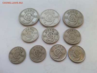Швеция 50,25,10 эре 1920-1946 ФИКС до 26.05.17 - 20170524_075640
