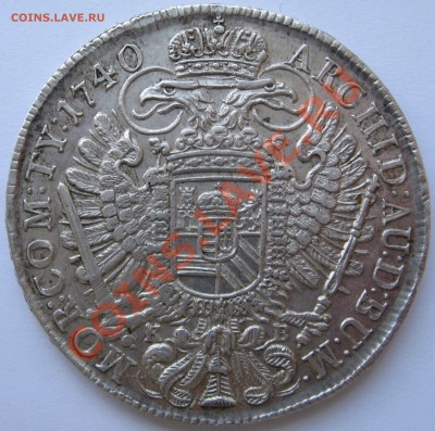 Талер 1740. оцените пожалуйста - thaler 1740 rev.JPG