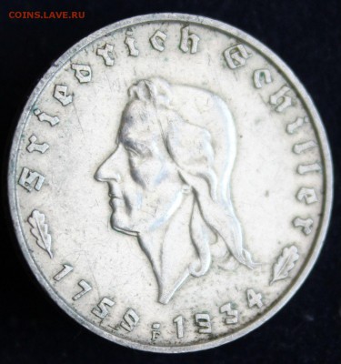 С 1 РУБ. ГЕРМАНИЯ 2 марк 1934г. ФРИДРИХ ШИЛЛЕР до 30.05 - IMG_6631.JPG