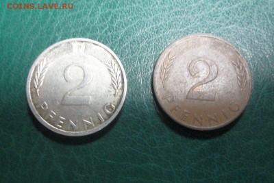 Перепутка металла, 2 пфеннига 1976 года - DSC03350.JPG