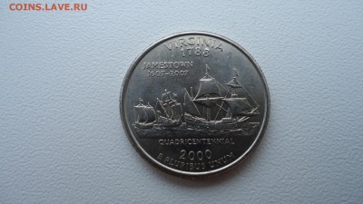 США 25 ЦЕНТОВ 2000 ВИРДЖИНИЯ - DSC03885.JPG