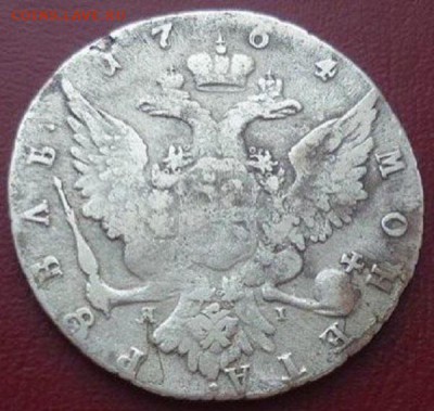 Рубль 1764 года, оценка - рупь2