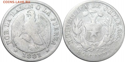 20 центов 1881. Чили, до 31.05.17 в 23.00 мск.. - 250.JPG