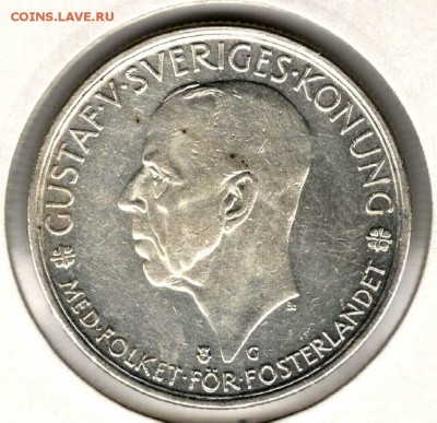 Швеция. 5 крон 1935. 500 лет Парламенту. С 1000. До 27.05 - 17