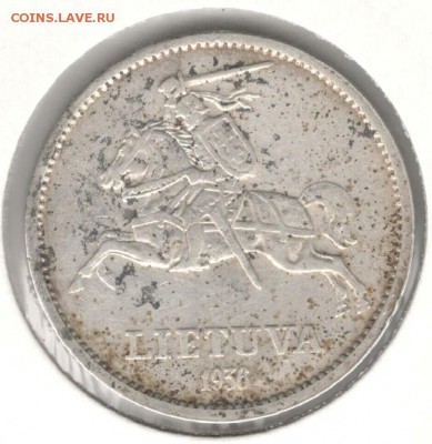 Литва. 10 лит 1936. С 700. До 27.05 - 34