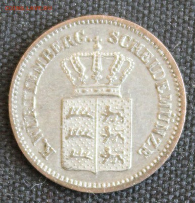 С 1 РУБ. ВЮРТЕМБЕРГ  1 крейцер 1856г. до 31.05 в 22-00 - IMG_7205.JPG