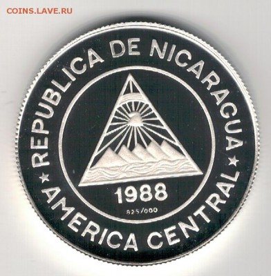 Ag Никарагуа 2000 кордоба 1988 Футбол 29.05 в 22.00мск(Д992) - 5-ник