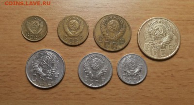 годовой комплект 1955г - 1,2,3,5,10,15,20коп до 31.05 блиц - 1955 годовой 4 2