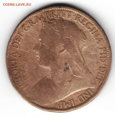 Великобритания 1 пенни 1899 г. до 24.00 01.06.17 г. - РОЛ (9) - копия
