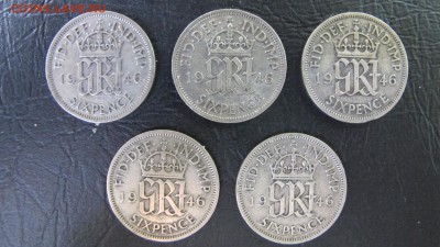5 шестипенсовиков Англии, 1946. По фиксу. (1) - IMG_5582.JPG