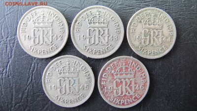 5 шестипенсовиков Англии, 1942-1946. По фиксу. (2) - IMG_5580.JPG