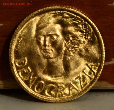 Сан-Марино. 1 скудо 1977 года. Золото до 24.05 в 22:15 - 1 скудо 77 а