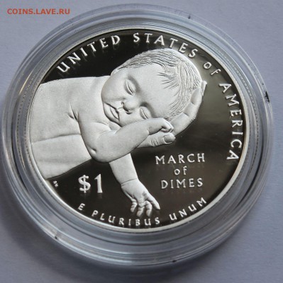 США 1 доллар 2015 "75 лет фонду March of Dimes" - 4