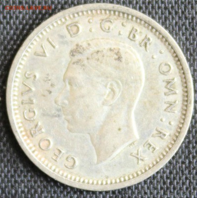 С 1 РУБ. БРИТАНИЯ 3 пенса  1940г.  ГЕОРГ-VI  до 2.06 в 22-00 - IMG_7008.JPG