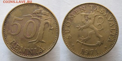 21.Ходячка Финляндии 1963-2000г. - 21.20. -Финляндия 50 пенни 1971