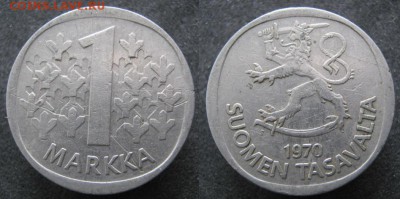21.Ходячка Финляндии 1963-2000г. - 21.23. Финляндия 1 марка 1970