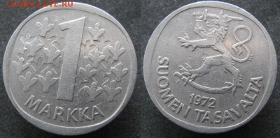 21.Ходячка Финляндии 1963-2000г. - 21.25. -Финляндия 1 марка 1972