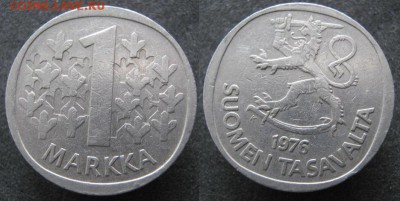 21.Ходячка Финляндии 1963-2000г. - 21.27. -Финляндия 1 марка 1976 г